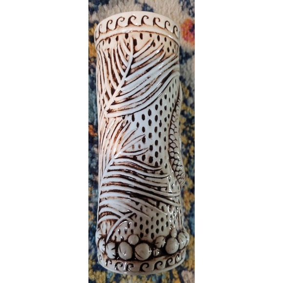 TIKIROB Mermaid RUMHAVEN Tiki Mug Glazed 3D Siren Ceramic Man Cave Barware EUC - Picture 5 of 7